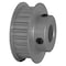 B&B Manufacturing 24XL037-6FA8, Timing Pulley, Aluminum, Clear Anodized,  24XL037-6FA8 - alternate 1
